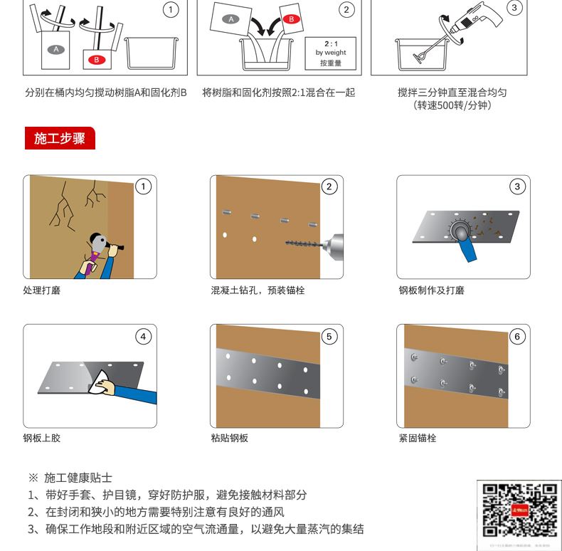 包钢武宁粘钢加固施工过程